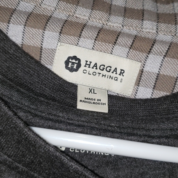 Mens Haggar layered button up - Picture 2 of 3